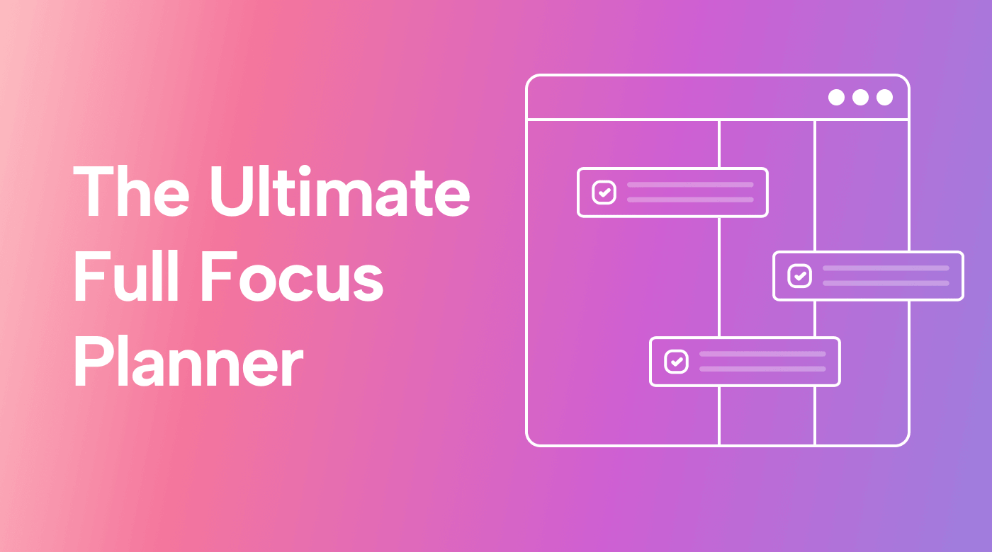 Unleash the Power of Motion: The Ultimate Full Focus Planner