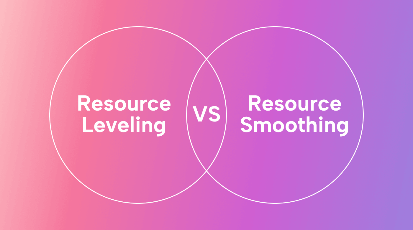 Resource Leveling vs Resource Smoothing Made Simple