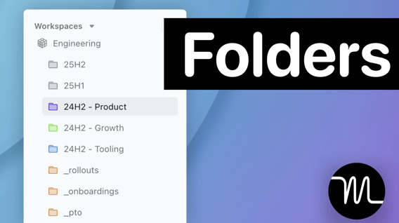 Introducing Folders: Quickly organize your workspace in Motion
