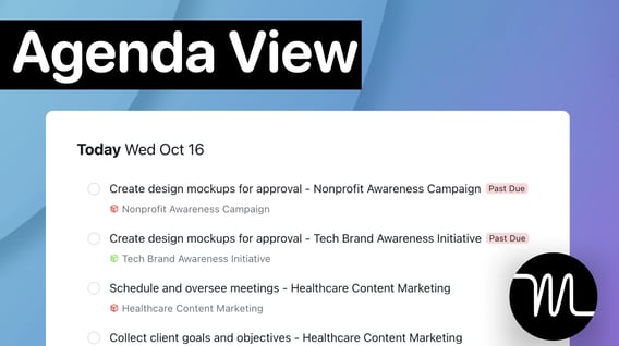 Declutter your day with Agenda View