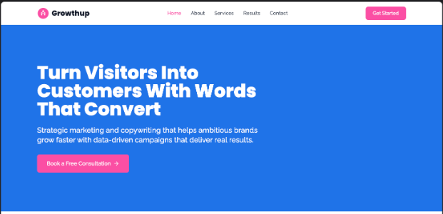 Bolt AI Website Builder Example Website